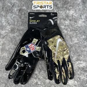 Nike Vapor Jet 6.0 NFL Receivers Football Gloves Adult XL Salute To Service Camo